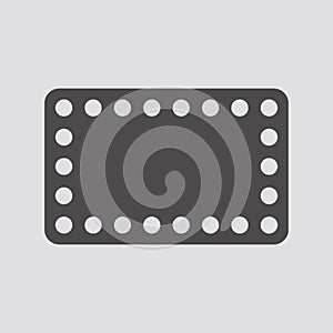 Armored plate icon.Vector illustration.